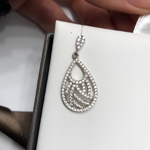 Sterling Silver Drop Earrings - Picture 4 of 5